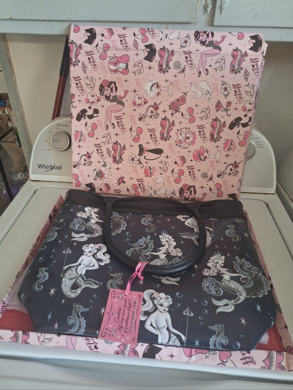 Miss Fluff Brand New Bag With Tattoo Box